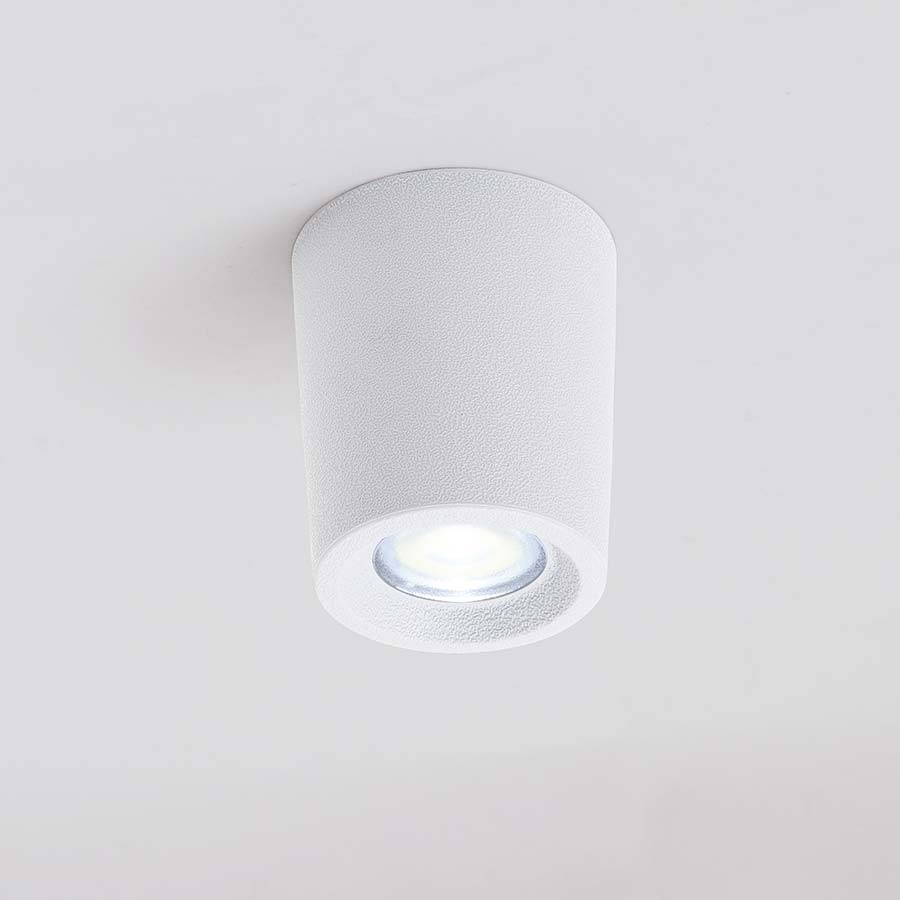 Luminaria de techo Livia 60 blanco luz cálida IP55