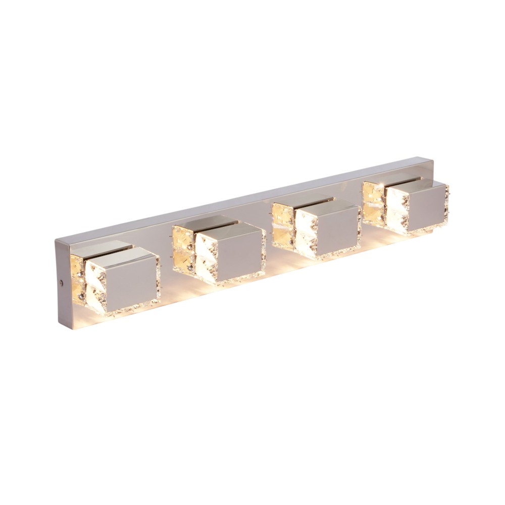 Aplique de pared led Victoria metal cromado 3tons
