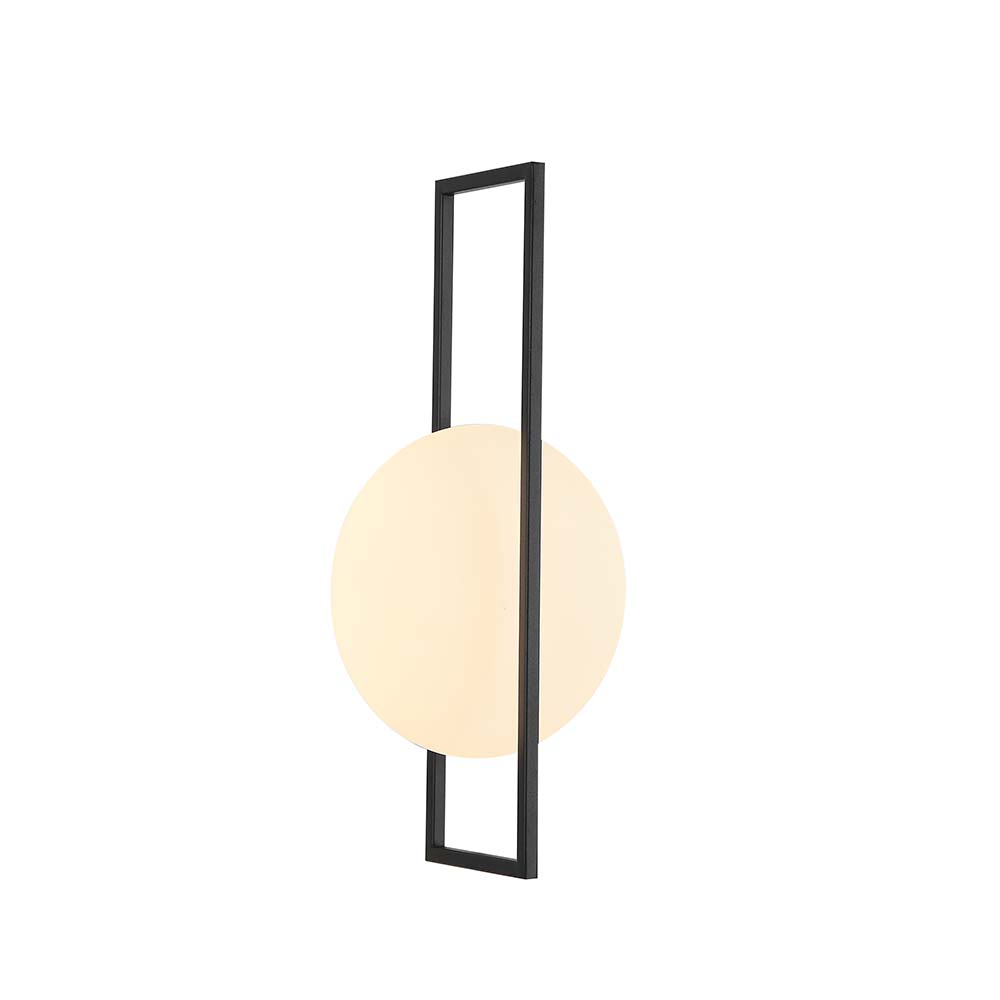 Lámpara led de pared Sunlit black con 3CCT 7W