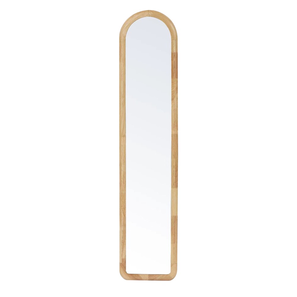 Espejo Wind con marco de madera 26x120cm