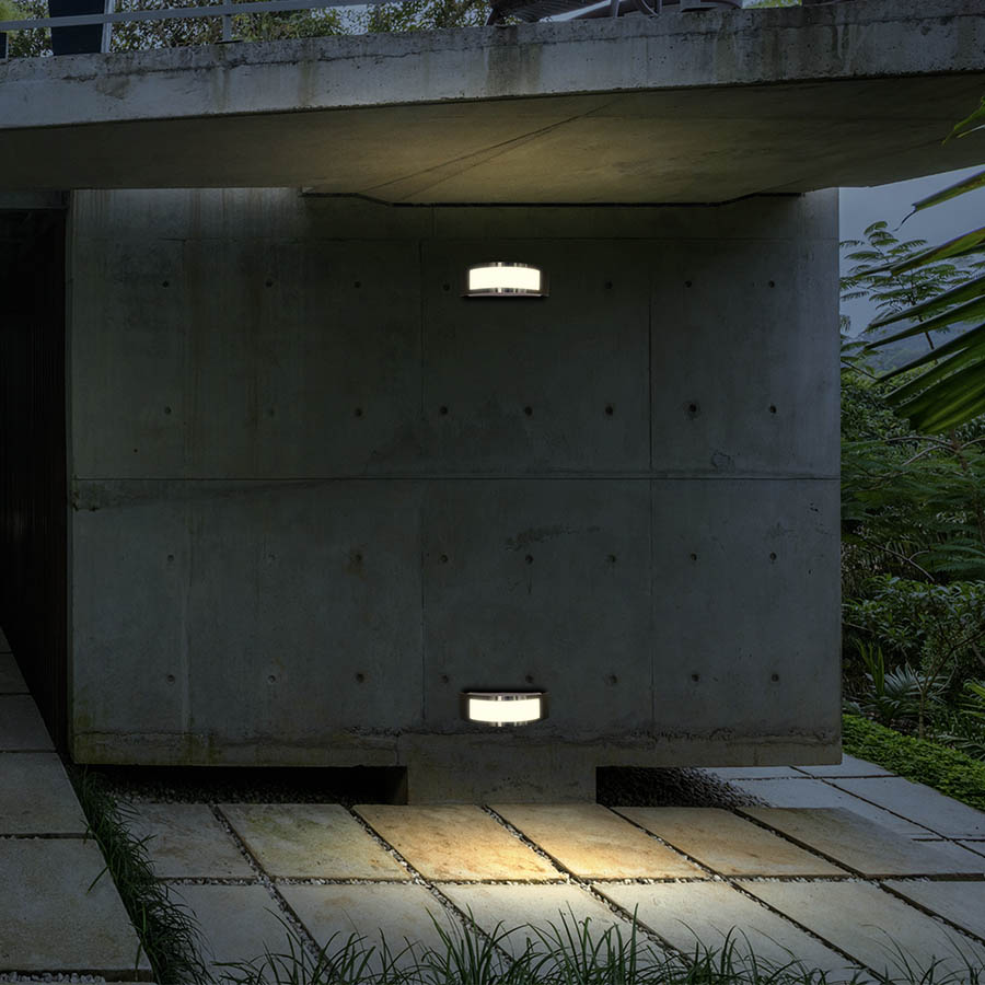 Luminaria de pared de acero inoxidable IP44