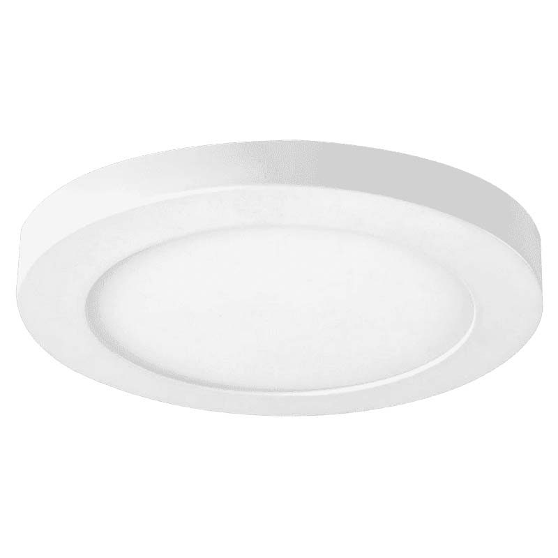 Plafón led sobrepuesto redondo blanco 6W 3000K