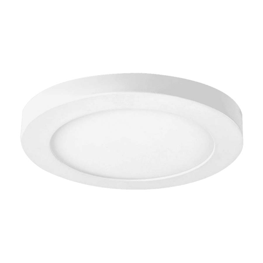 Plafón led sobrepuesto redondo blanco 6W luz fria