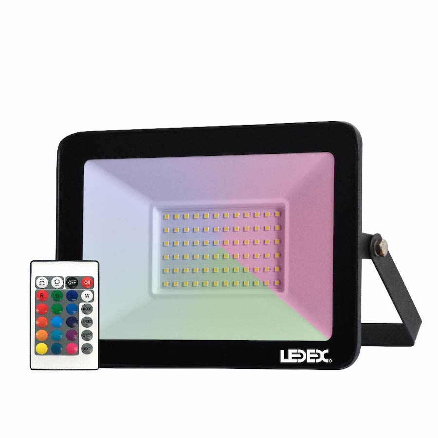 Proyector led SMD 50W 1200LM RGB IP65 con control
