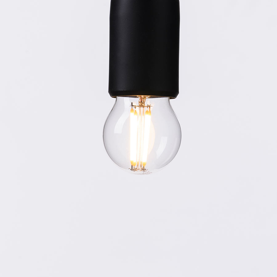 Foco led dimerizable G45 base E27 4W 400LM 2700K transparent
