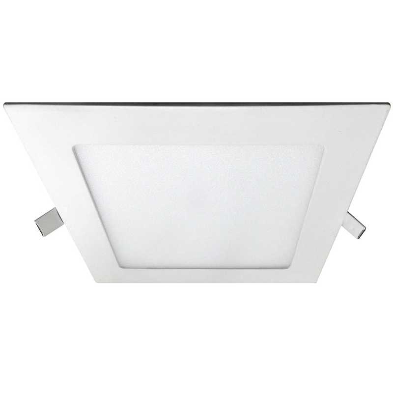 ODB led Flat cuadrado blanco 12W 960LM 3000K 170mm