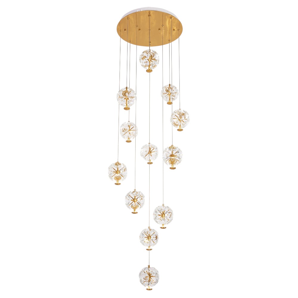 Lámpara doble altura led Dandelions con luz cálida 60W