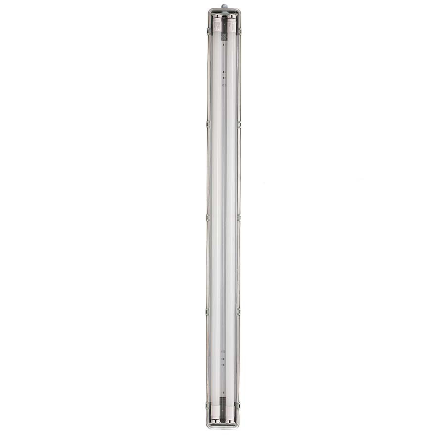 Luminaria sellada para tubo led 2x18-25W PC